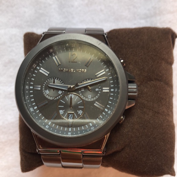 EUC Michael Kors Chronograph Gunmetal Men's Watch - Picture 6 of 12